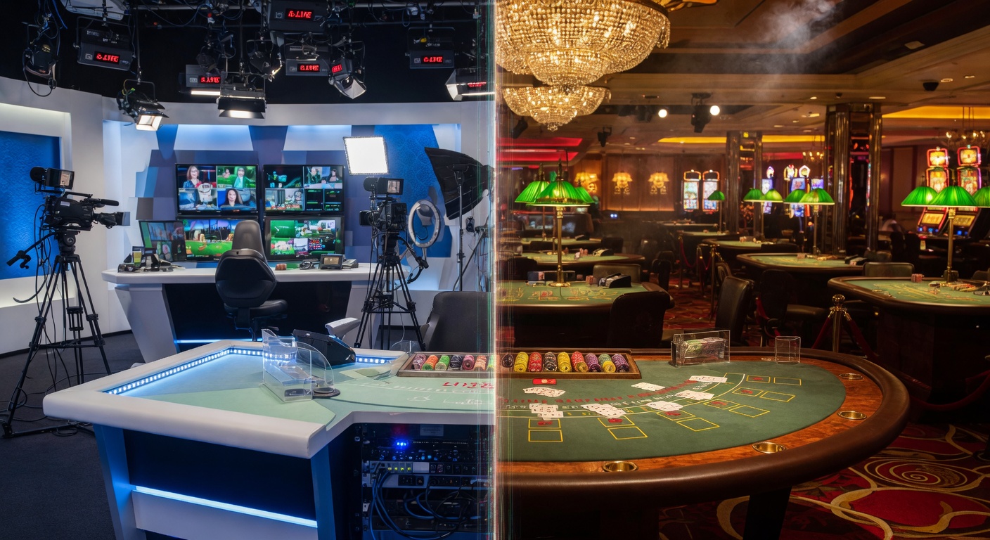 Studio vs Land-Based Live Dealer Games